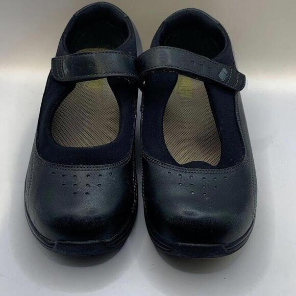 Drew Rose Black Orthopedic Diabetic Leather Mary Jane Comfort Shoes US Size 7M - Picture 5 of 10